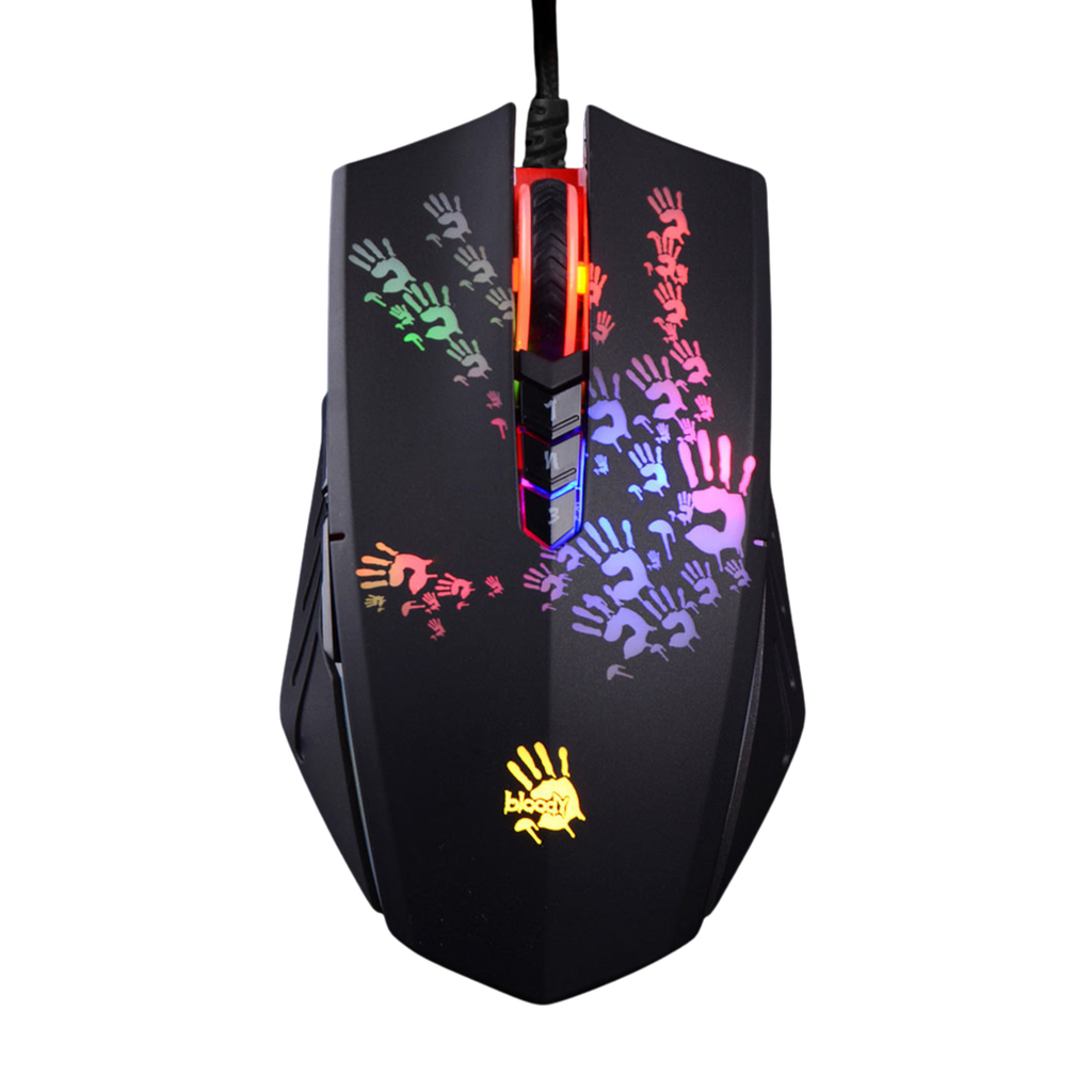 Bloody A60 RGB Wired Metal X' Glide Armor Gaming Mouse