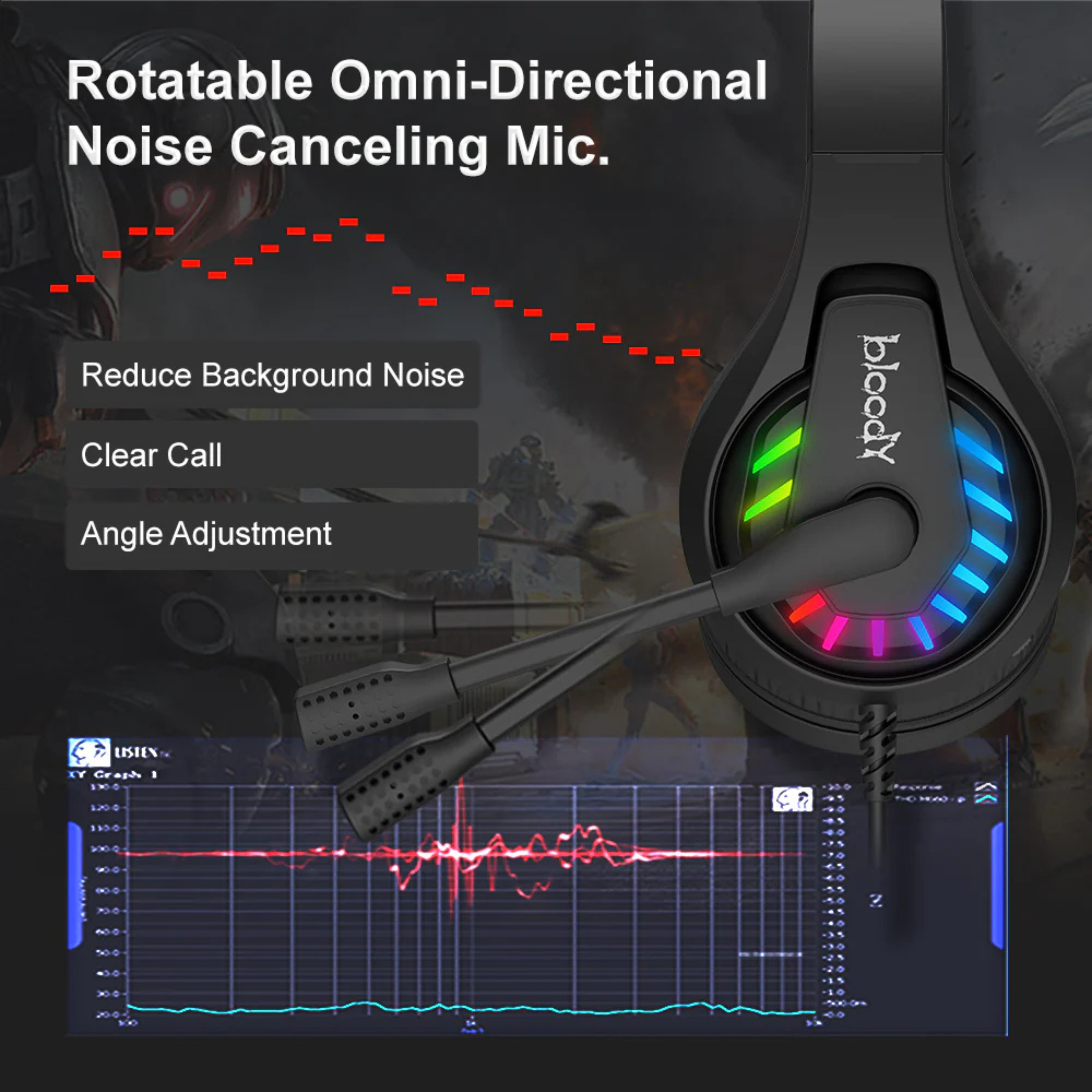 Bloody G230P Stereo Surround Sound Gaming Headset