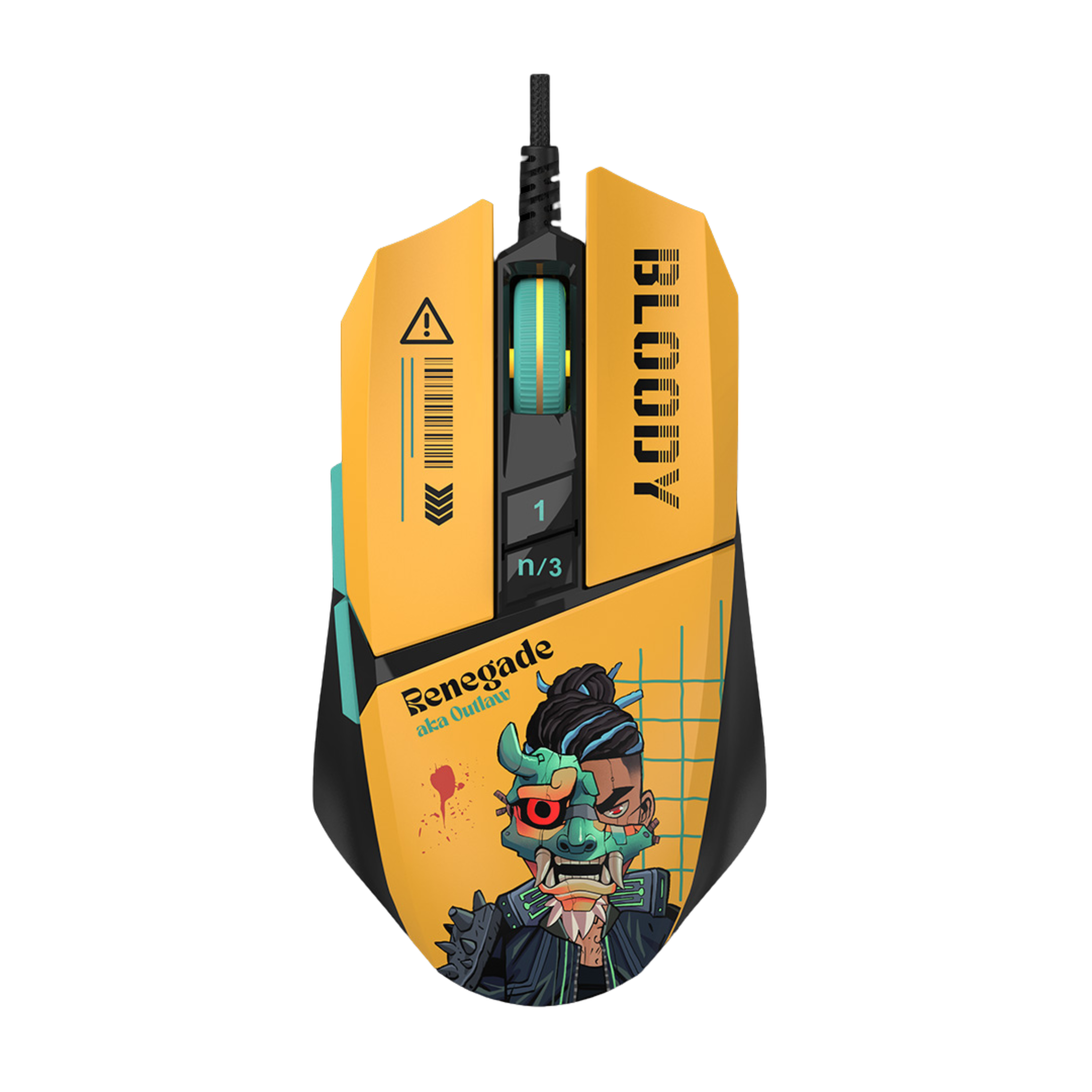 Bloody W63 Max Savage Impact Wired RGB Gaming Mouse