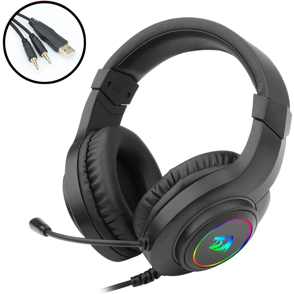 Redragon H260 HYLAS RGB Black Gaming Headset