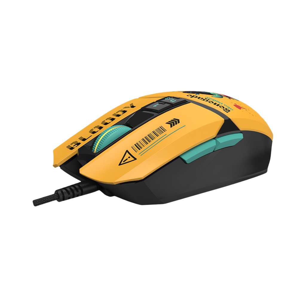 Bloody W63 Max Savage Impact Wired RGB Gaming Mouse