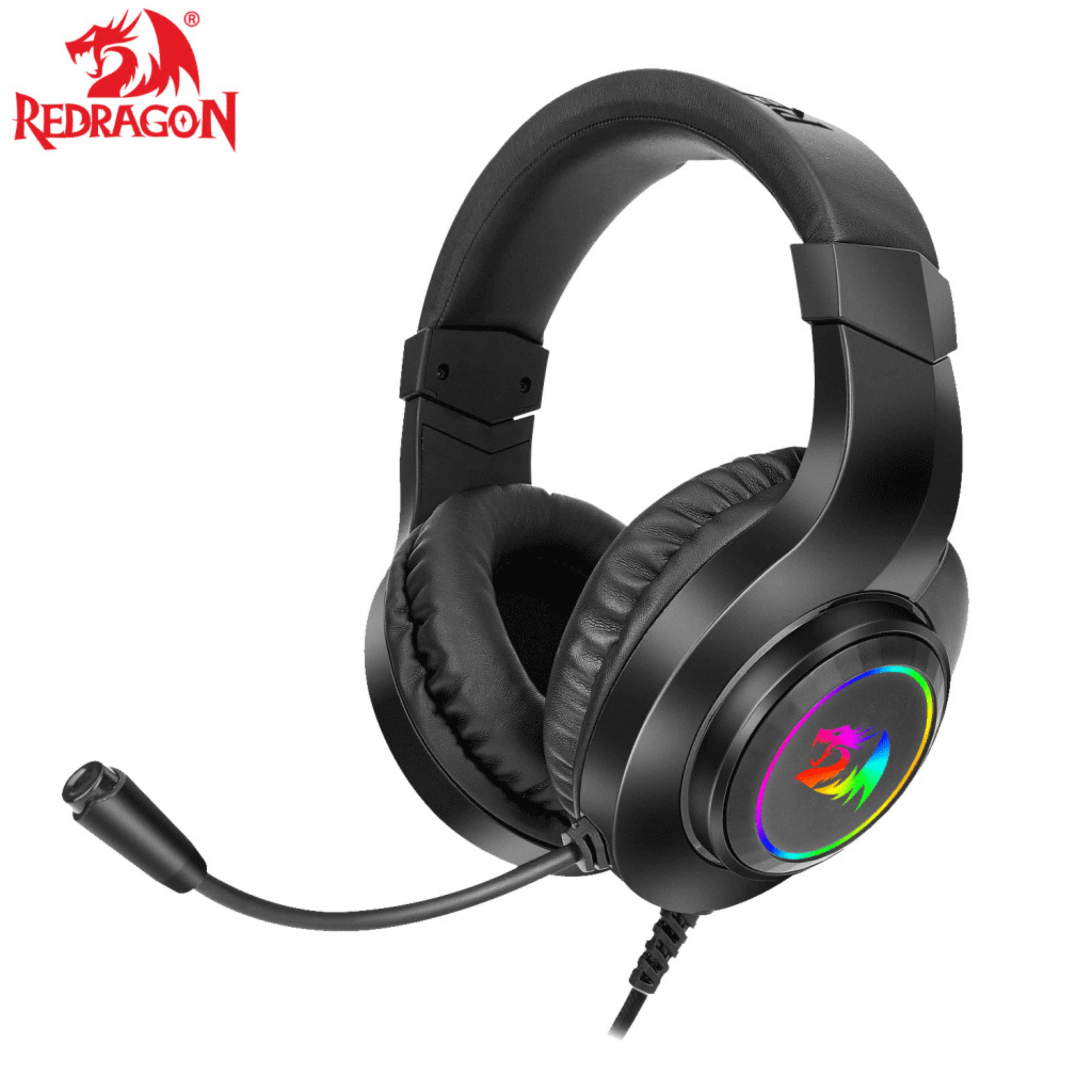 Redragon H260 HYLAS RGB Black Gaming Headset