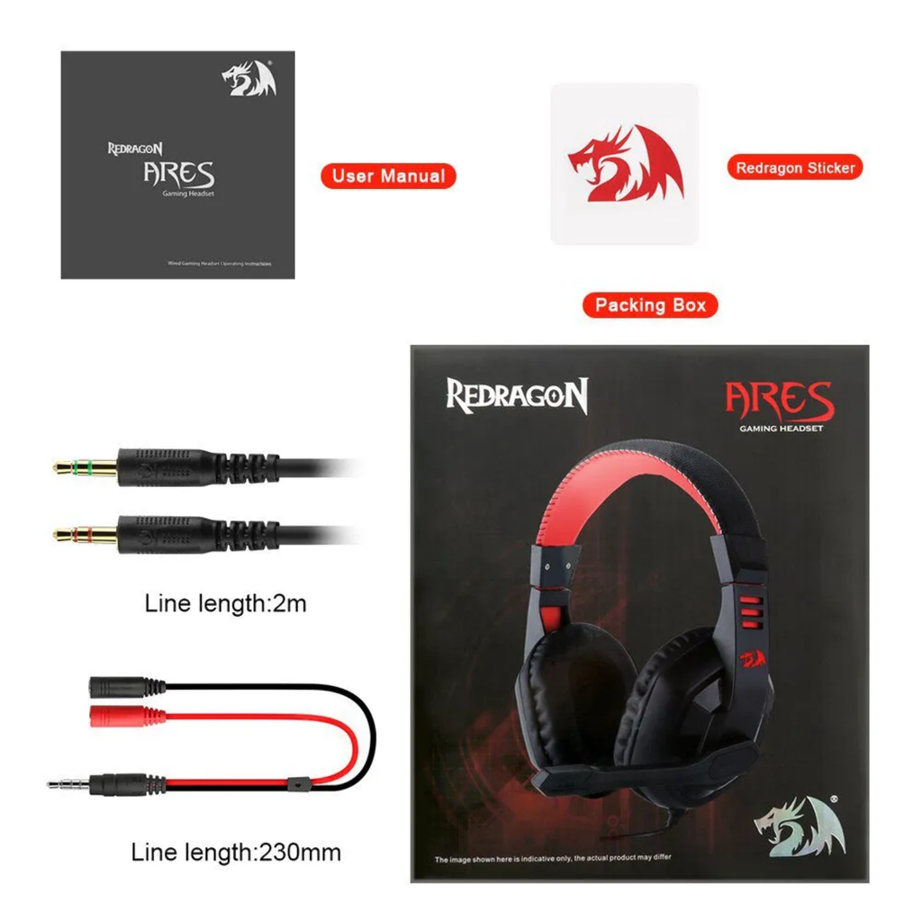 Redragon H120 ARES Wired Gaming Headset